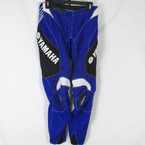 FOX YAMAHA Graphic 180 Blue Motorcycle Racing Pants Size 30 RN# 97275 Motorcross